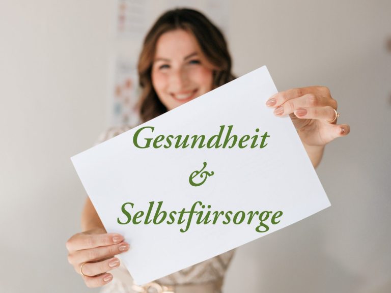 Gesundheit und Sellbstfürsorge Coaching